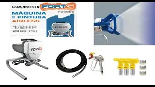 Máquina de Pintura Airless 0,5HP 2900 PSI   FORTG FG6003