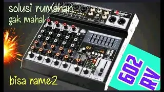 MIXER RAME-RAME DI RUMAH DBVOICE 602 RV & 402 RV MURMER