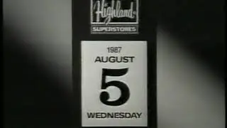 August 1987 - Time for a Sale at Highland Appliance