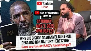 IUIC LEADER BISHOP NATHANYEL RUNS FROM DEBATING RON DALTON DURING YOU TUBE LIVE! FIND OUT WHY! WOW..