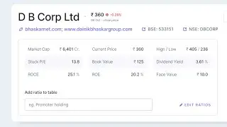 D B Corp Ltd