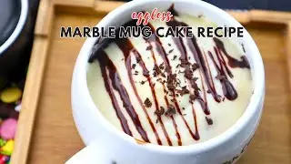 Marble Mug Cake Recipe | Easy Vanilla & Chocolate Swirl Mug Cake (Super Moist & Bakery-Style!)