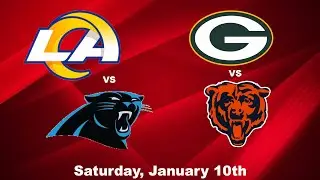 Free Football picks LA at Carolina and GBay at Chicago from Joe Wiz as heard on ESPN New York