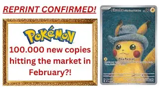 LAST CHANCE - POKEMON VAN GOGH PIKACHU RETURNS IN FEBRUARY - REPRINT BIGGER THEN EXPECTED?!