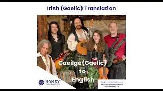 English to Irish Language Translation Services