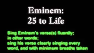Eminem: 25 to Life CHALLENGE