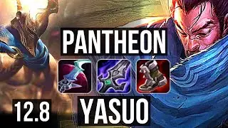 PANTHEON vs YASUO (MID) | Rank 4 Panth, 11/2/15, Legendary | JP Master | 12.8