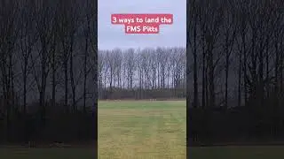 3 possible ways to land the FMS Pitts? decide yourself which is best! #FMS #pitts #aeroscouts