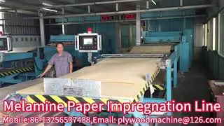 melamine paper impregnation line
