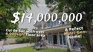 Landed Home with 4-Car Porch & Bar! | Walk 300M to MRT & Top Schools!
