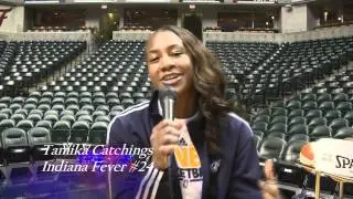 Tamika Catching of the Indiana Fever wants Ellen to work with RSTV