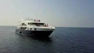 Emperor Serenity Liveaboard, Maldives - Aerial view