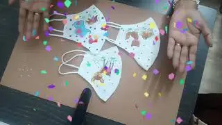 How to make kids 😷😷😷😷 Mask 🎭🎭