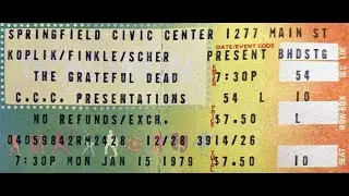 Grateful Dead  - 1/15/79 - Civic Center Arena - Springfield, MA - sbd