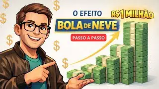 O Efeito Bola de Neve: Como Chegar no Primeiro R$1 Milhão com Juros Compostos