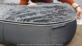 Conjunto de Cama Grande para Perros y Cubierta de repuesto