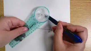 Construction    Perpendicular through a POINT Safe T Compass