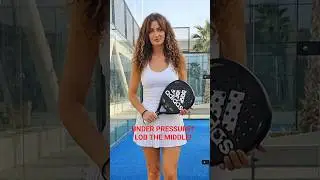 Padel Tip: Under Pressure? Lob the Middle #padel