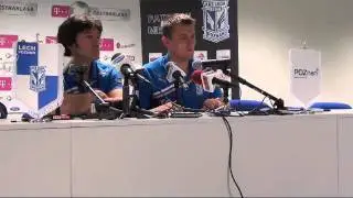 www.LechPoznan.Com: Konferencja prasowe Jose Mari Bakero przed meczem z ŁKS-em Ł&oacute;dź
