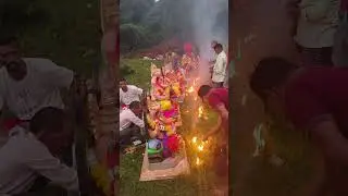 Final Visarjan Aarti 🙏🌸 | Ganpati Bappa at the River