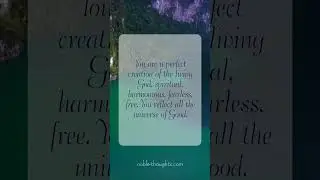 You Are Spiritual, Harmonious, Fearless, Free