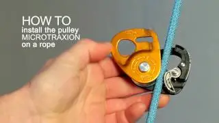 How to install the MICROTRAXION on the rope