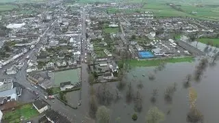 Flooding in Castle Douglas - Drone Footage : 31st Dec 2015 [HD]