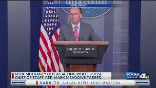Trump names Rep. Mark Meadows his new chief of staff