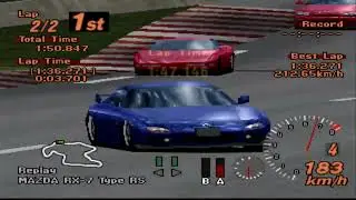 Gran Turismo 2 (PS1, 1999) - Trial Mountain (Arcade Race)
