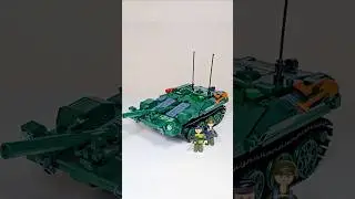 Боевой танк Strv 103 с армейскими минифигурками!!!