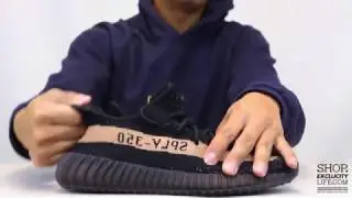 Adidas Yeezy Boost 350 V2 Black - Copper Unboxing Video at Exclucity