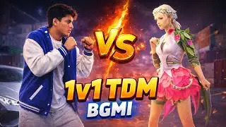 Jonathan Gaming vs Girl Gamer 😱 1v1 TDM | Who Wins? @JONATHANGAMINGYT vs @ritikagamer-n2m #pubg #1v1
