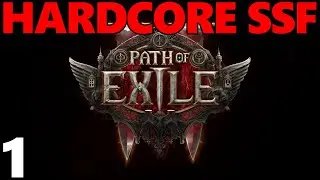Path of Exile 2 SSF Hardcore Sorceress Guide Let's Play Part 1 Gameplay Walkthrough