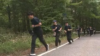 群馬県警察学校　榛名湖畔までの耐久歩行訓練(25/05/26)