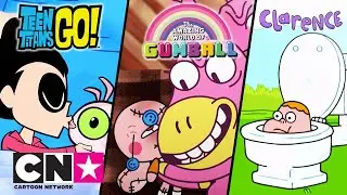 Tini titánok, harcra fel! + Gumball + Clarence | Álmos nap | Cartoon Network