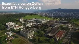 Beautiful ETH H&ouml;nggerberg aerial view by Drone Zurich