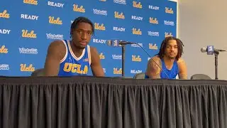 UCLA players Eric Dailey Jr., Skyy Clark after 90-63 win over rival USC 3/8