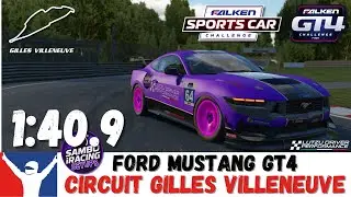 iRacing Mustang GT4 Montreal Guide - Circuit Gilles Villeneuve Ford Mustang GT4 Track Guide