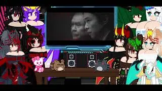 Kaijus fêmeas reagindo ao Rap do Topo do Mundo/Gacha Nebula\