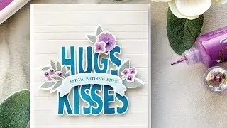 Friendship Valentine Card w/Yana ft. WHIMSY ALPHA stamps