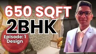 650 sq ft 2BHK Interior Design at Andheri West Mumbai || Sketchup 2020 and Lumion 10.3.2 Walkthrough