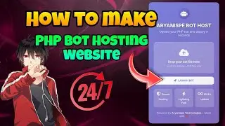 How To Make Telegram Bot Hosting Website | Easy Setup | Aryanispe Related | 24/7 Working