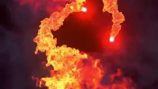 2227 v1  - Fire Explosion Logo Reveal intro animation smoke any colors