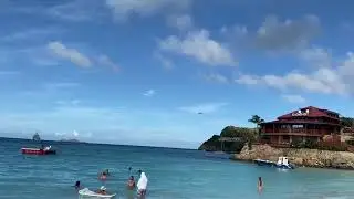 Missed landing over the water at St Barts