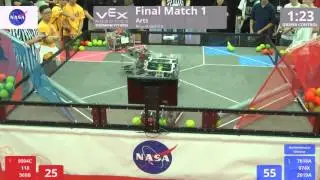 VEX Worlds 2016 - VRC HS Arts - Finals 1 (9594C 118 569B) 283 vs 313 (7618A 974X 2019A)