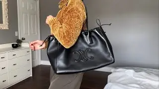 REVIEW | Celine Cabas Drawstring Cuir Triomphe