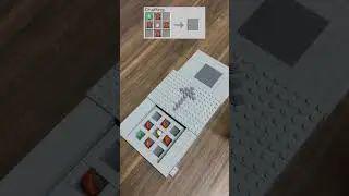 Crafting Minecraft Zombie Villager Spawn Egg BUT Lego? #shorts