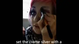 pink + purple eyemakeup!