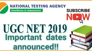 UGC- NET important dates | success manch