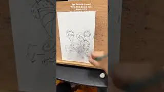 9yo Autistic Savant Draws - Umbreon | Pok&eacute;mon LIVE at NYCC 2022